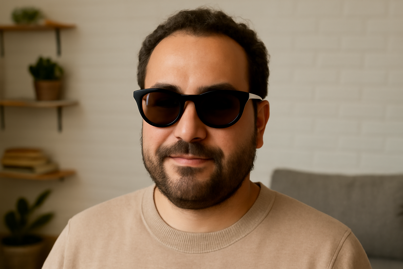 اهمیت انتخاب عینک مناسب برای صورت گرد مردانه