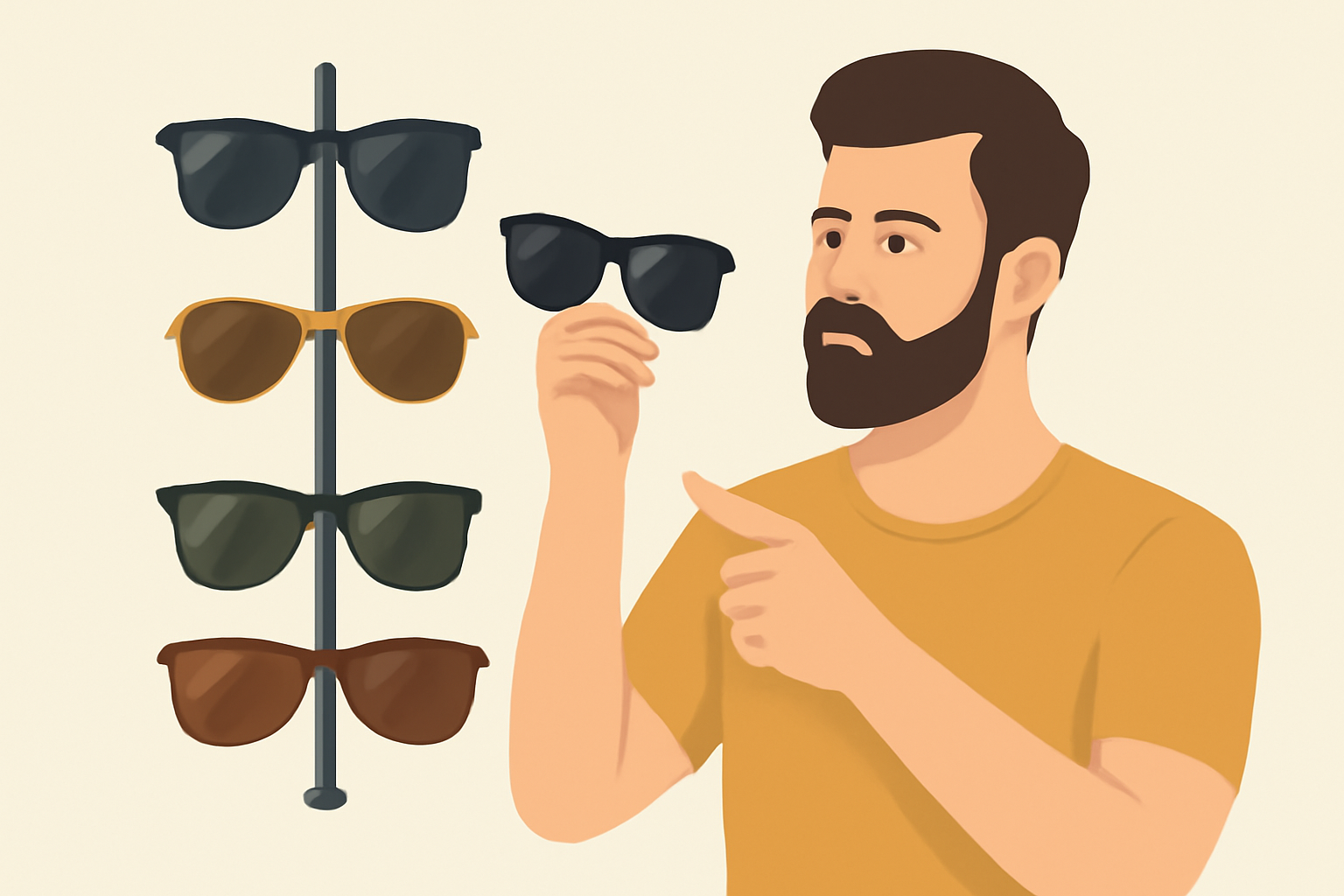 روش انتخاب عینک آفتابی برای آقایان