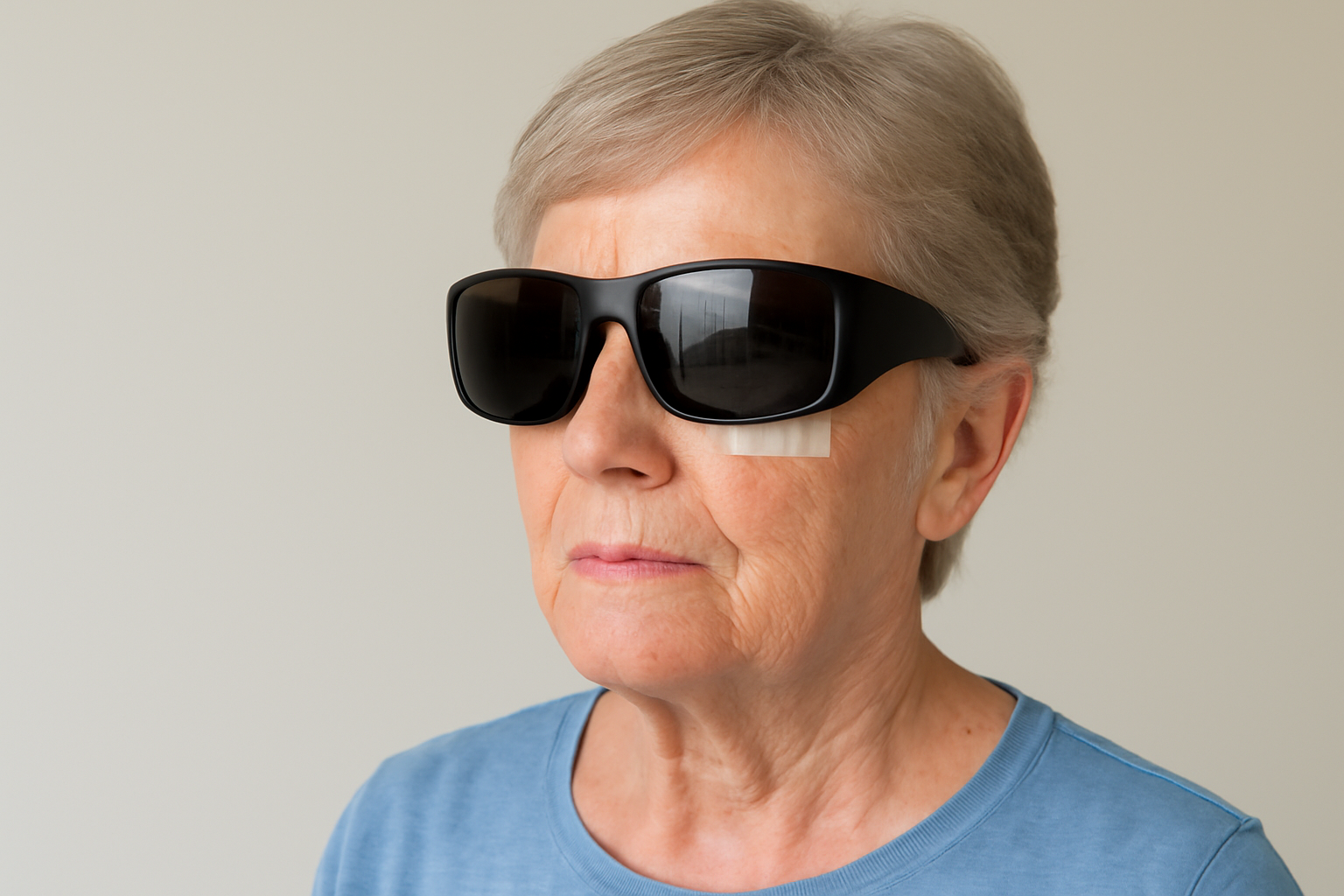 عینک آفتابی بعد از عمل آب مروارید