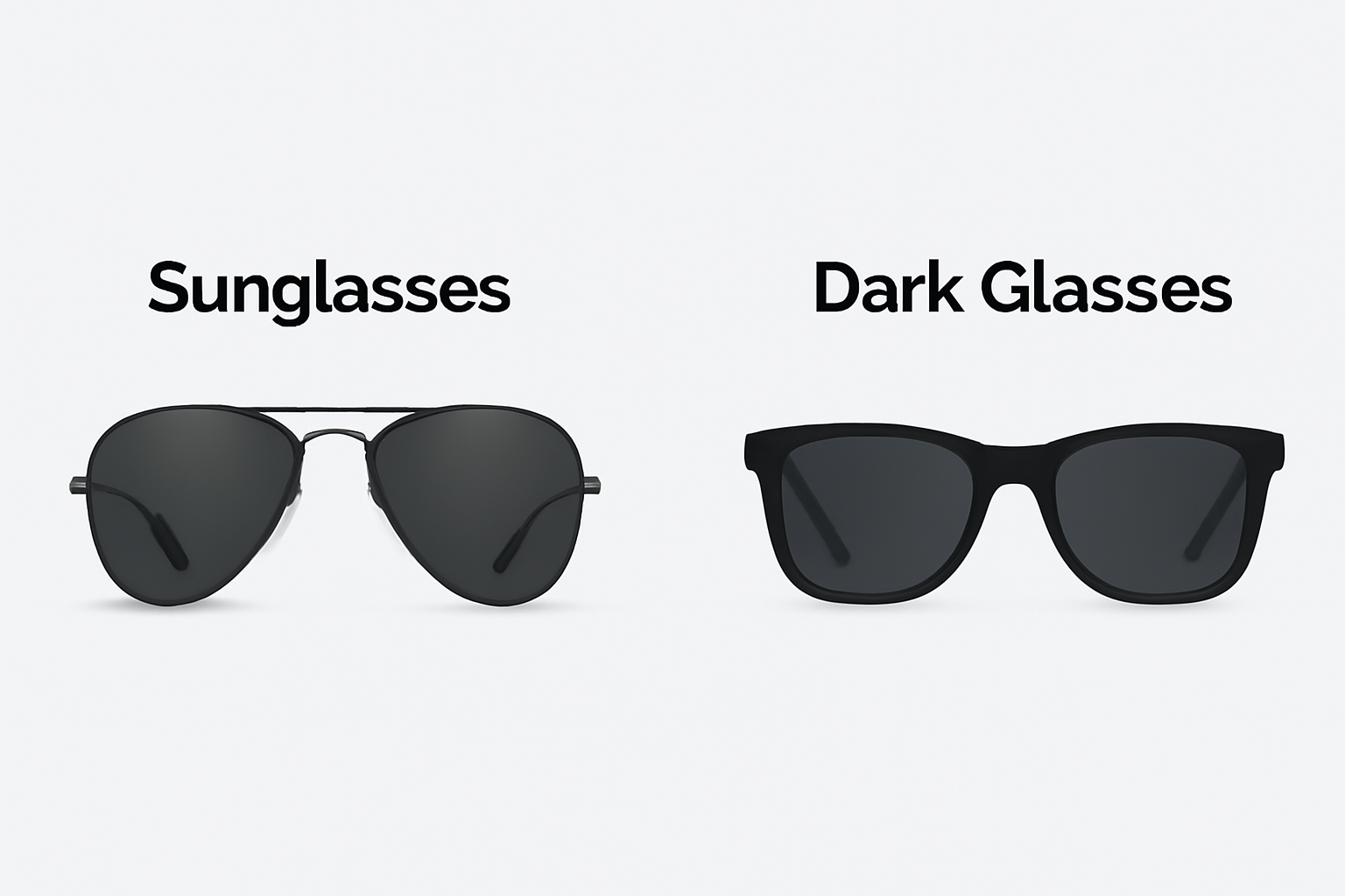 فرق عینک آفتابی با عینک دودی