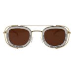 عینک آفتابی فانتزی لویی ویتون مدل ZS98319 رنگ طلایی کد 2136