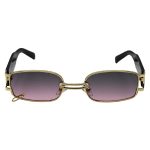 عینک آفتابی Gentle Monster رنگ طلایی و مشکی مدل 8032 کد 2148